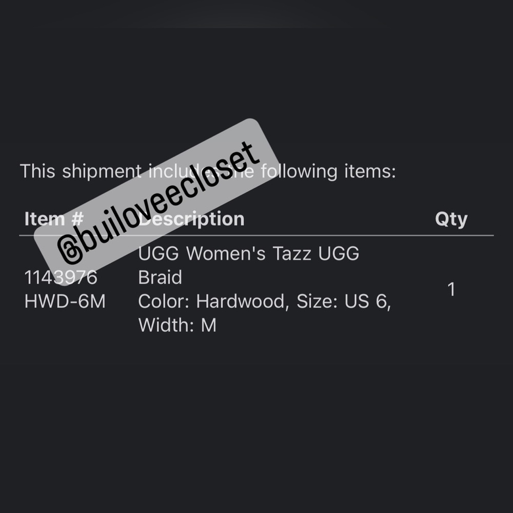 ❤️🤎BNIB UGG: Tazz Braid in Hardwood Platform Slipper - Womens 6❤️🤎 - Picture 5 of 6